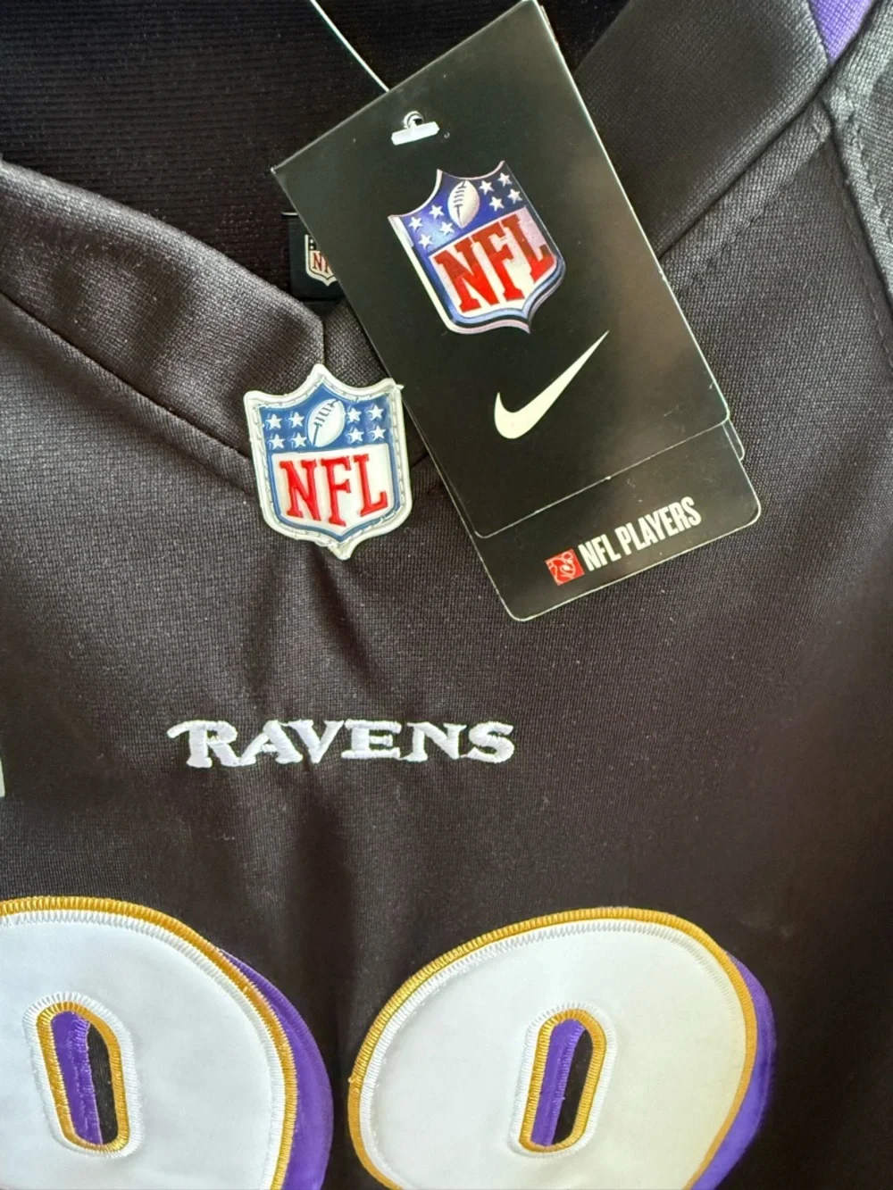 Nike NFL Baltimore Ravens #99 Kruger Jersey Super Bowl XLVII Black Size M NWT - Picture 5 of 9